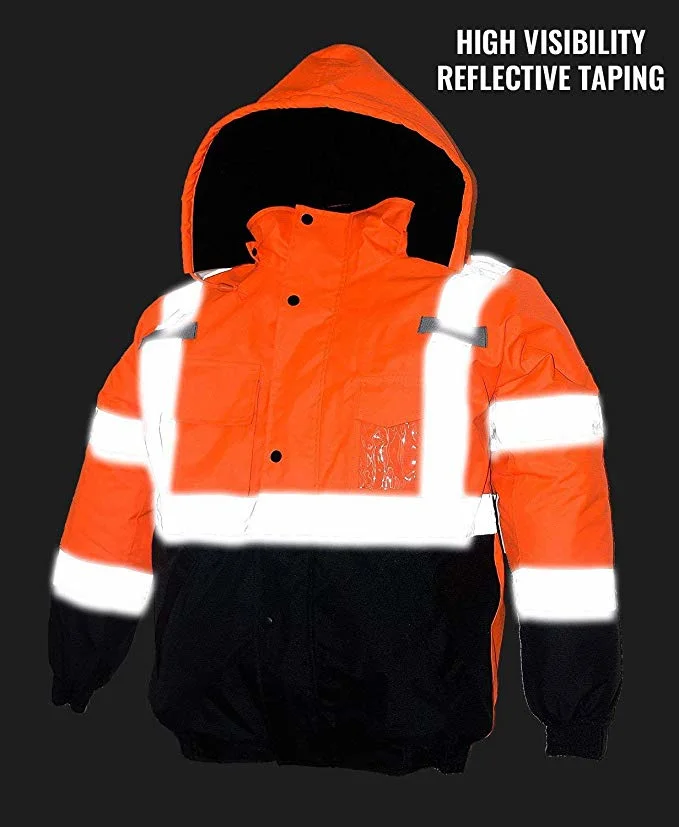 Fluorescence Heavy Duty Reflective Work Jacket