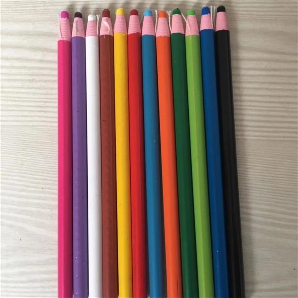 Soft Leads Colored Peel Away/Hand Tear Paper Barrel Marker Stationery Crayon Color Pencil