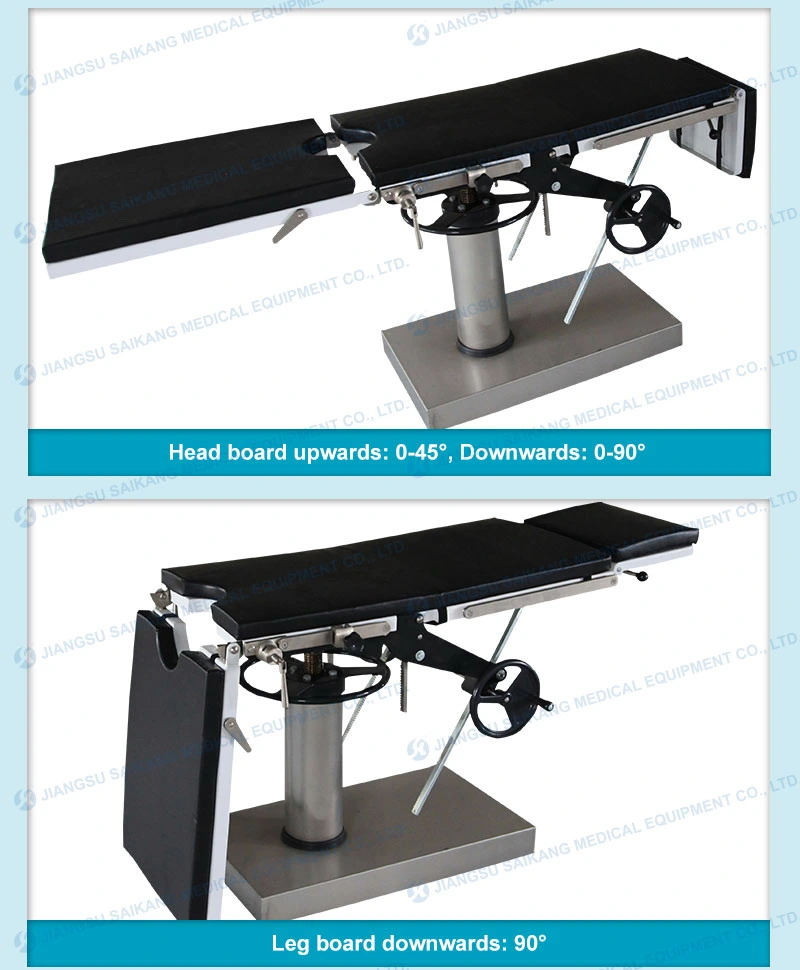 A205 Hospital Manual Ophthalmology Operation Table Manufacturer with C Arm