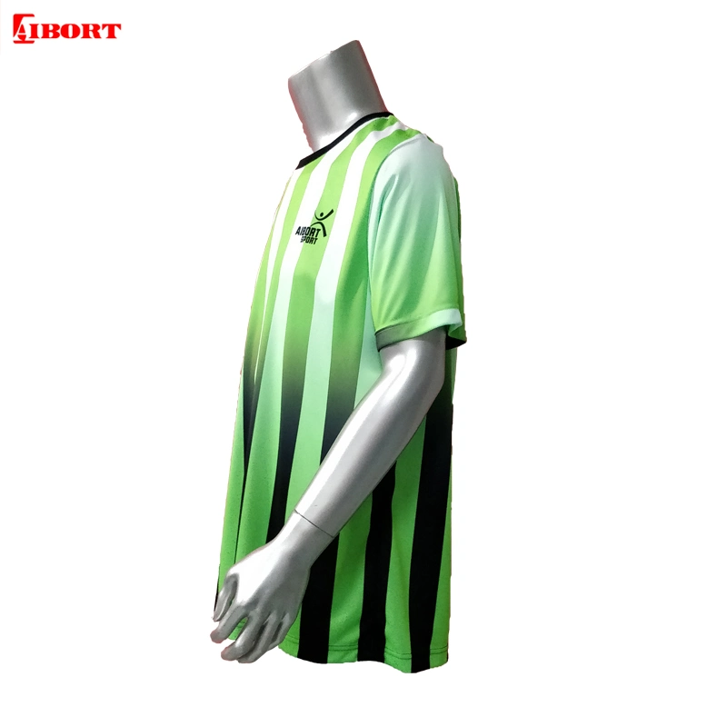 Aibort Sublimation Unisex Fluorescence Recycled Quick Dry Football T Shirt