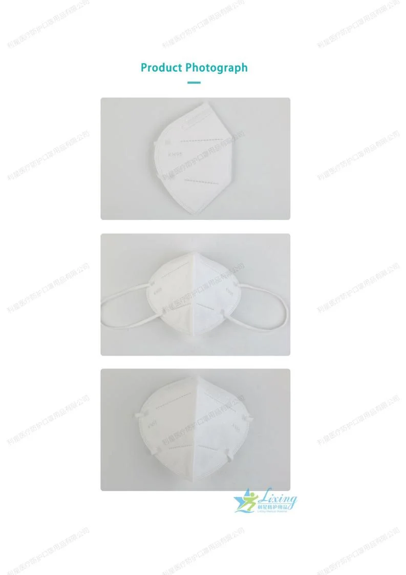 Five Layer Protective KN95 Mask for Dust Prevention, Industrial Dust Prevention and Haze Prevention