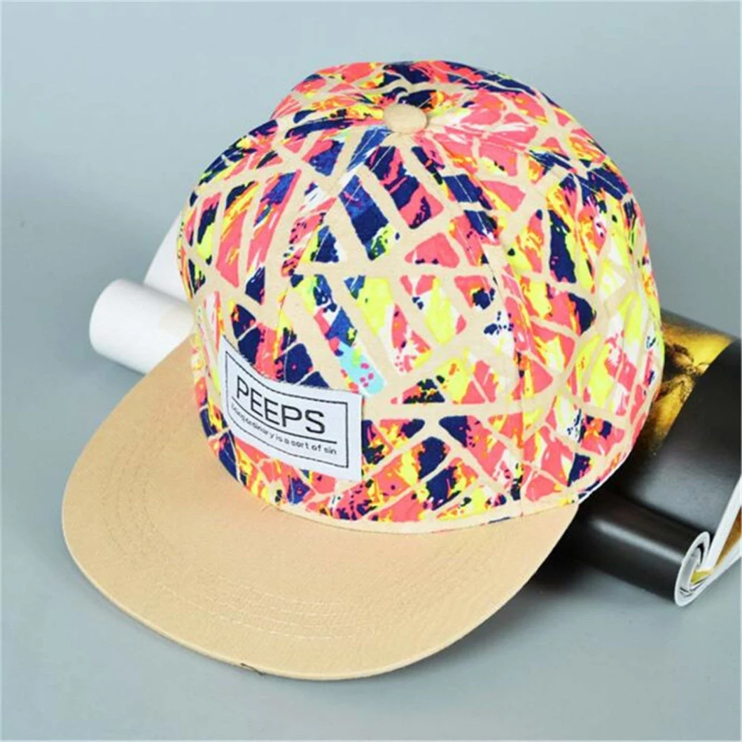 BSCI Audit Unisex Fashion Hip-Hop Fitted Fluorescence Snapback Cap