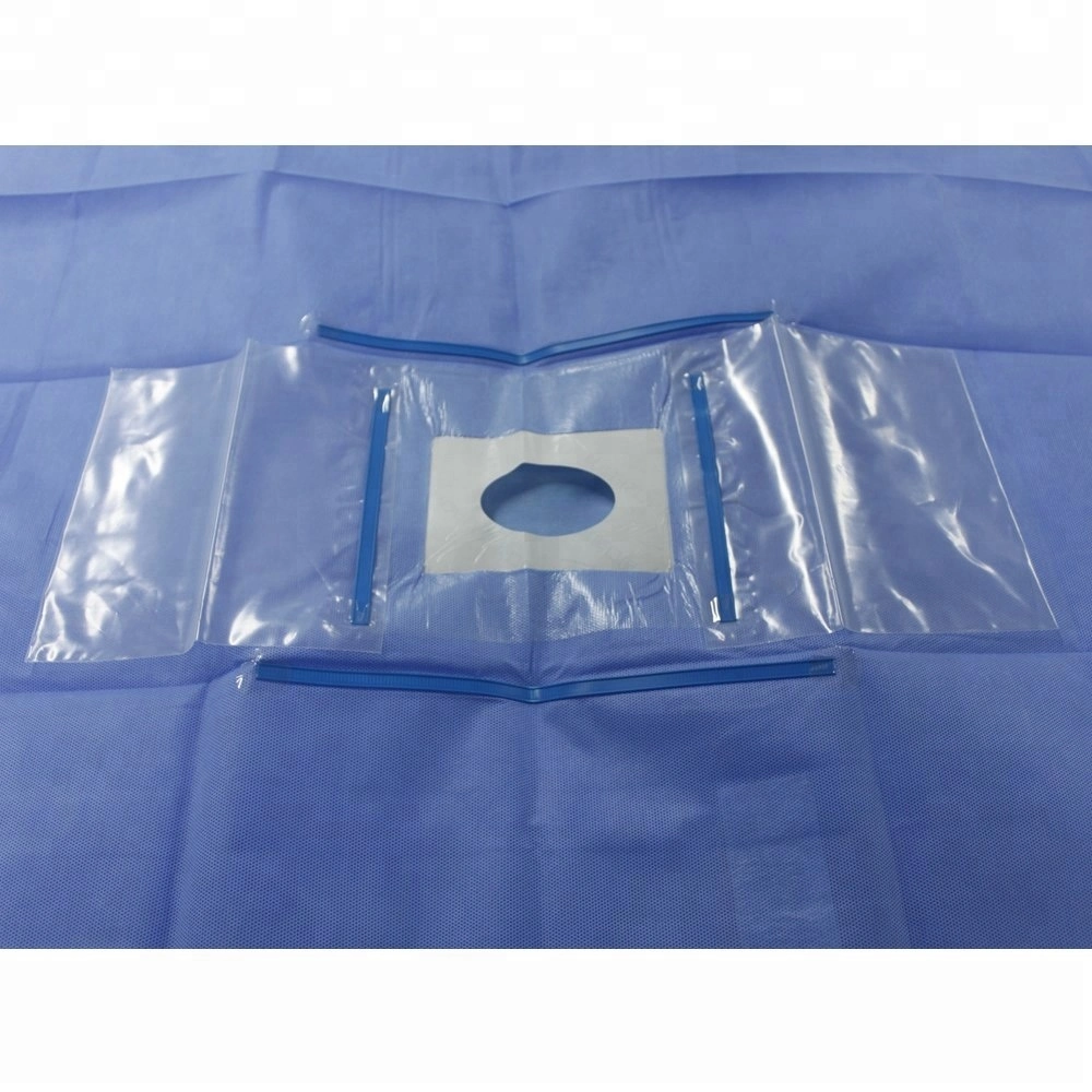 Ophthalmology Disposable Sterile Surgical Eye Drape Pack Set Nonwoven