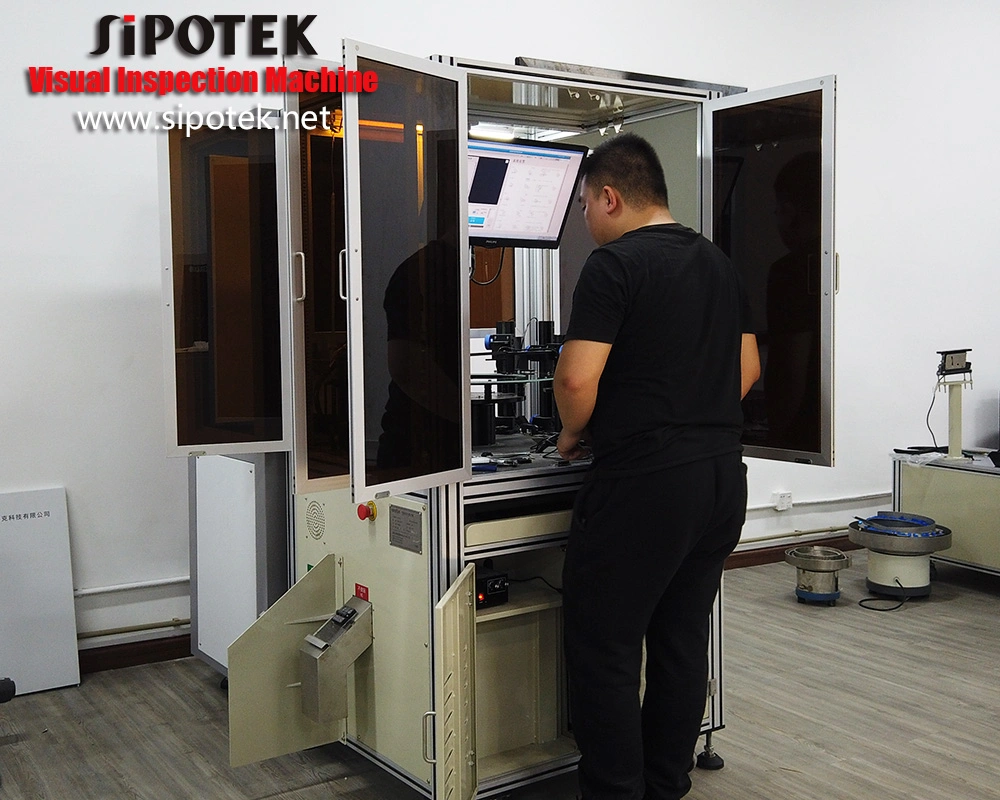 Sipotek Precision Visual Inspection and Sorting Machine for Brass Crimp Tubes