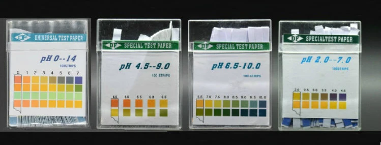 Transparent Box pH Test Paper pH Saliva & Urine Test Strip 4.5-9.0 /Chinese Factory