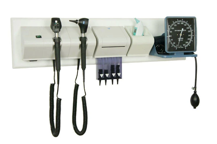 Dw1050 Medical Wall-Mounted Ent Diagnostic Set, Ophthalmoscope Otoscope Equipment