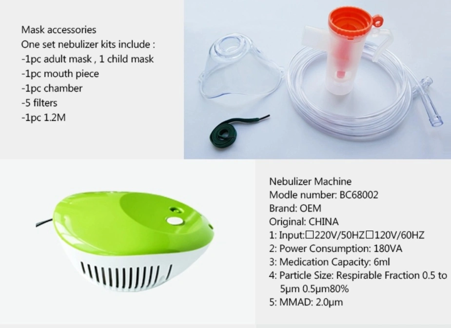 Compressor Nebulizer Medical Portable Nebulizer Machine for Home Daily Use Ultrasonic Nebulizer Personal Steamer Inhalers