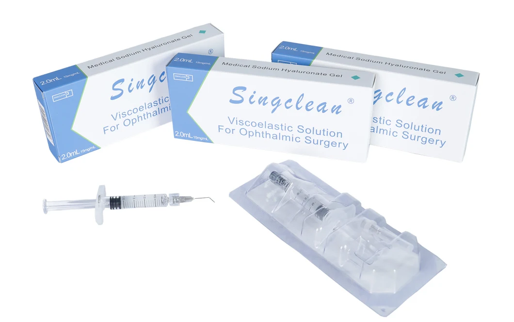 Singclean Medical Sodium Hyaluronate Gel Ophthalmic Viscoelastic for Ophthalmic Surgery