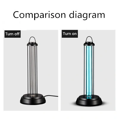 Ultraviolet Lamp Sterilization Prevention Air Purifier Type Disinfection Germicidal Lamp with Remote Control Portable Household