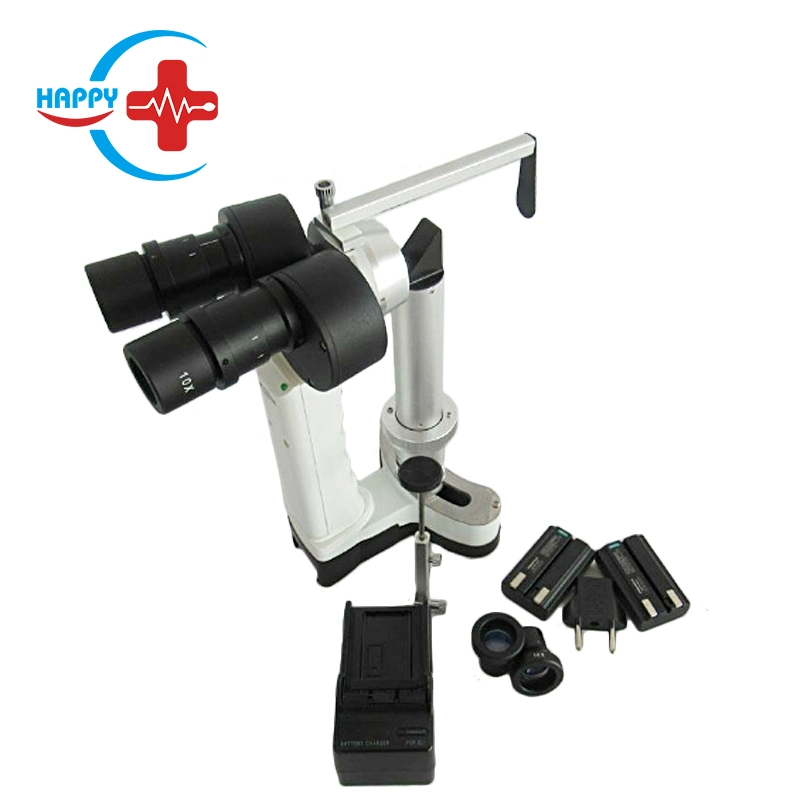 Hc-Q005A Best Price Ophthalmic Equipment Veterinary Handheld Digital Slit Lamp for Eye Examination