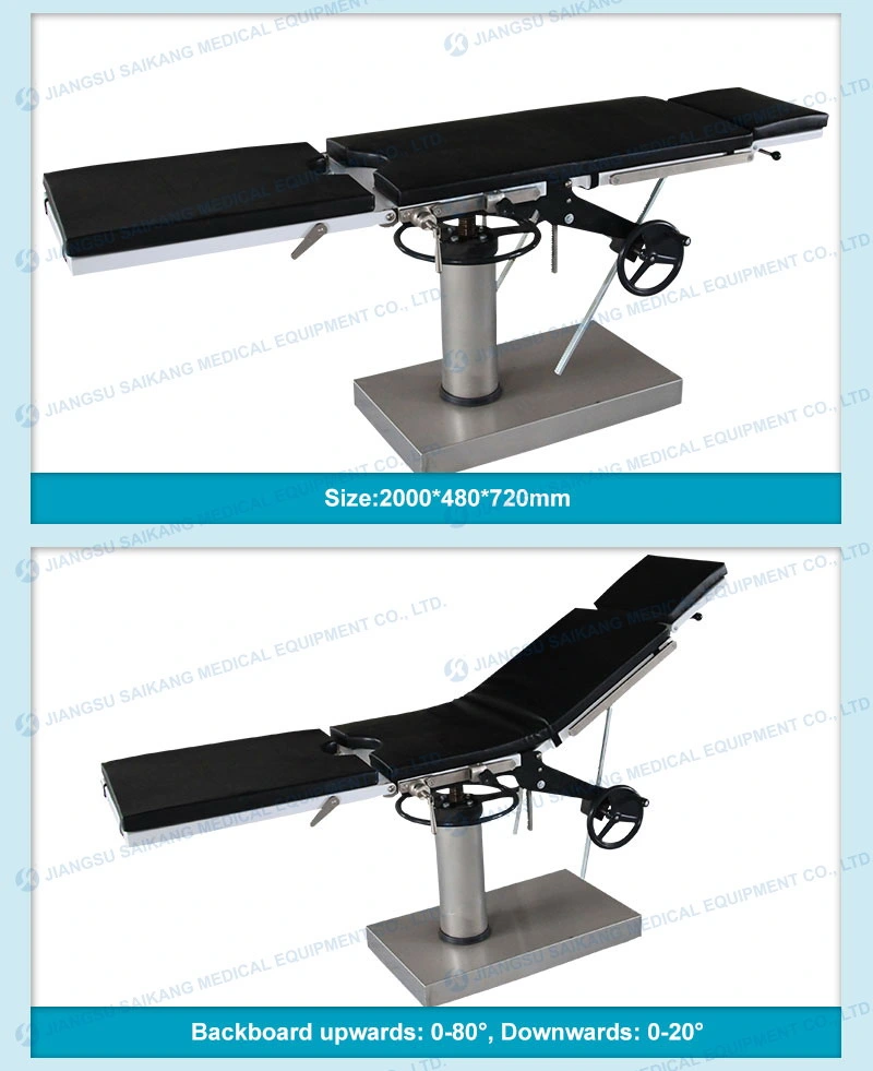 A205 Hospital Manual Ophthalmology Operation Table Manufacturer with C Arm