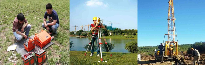 Underground Water Detector Geological Induced Polarization Survey Geophysical Resistivity Meter and Electrical Resistivity Tomography Equipment