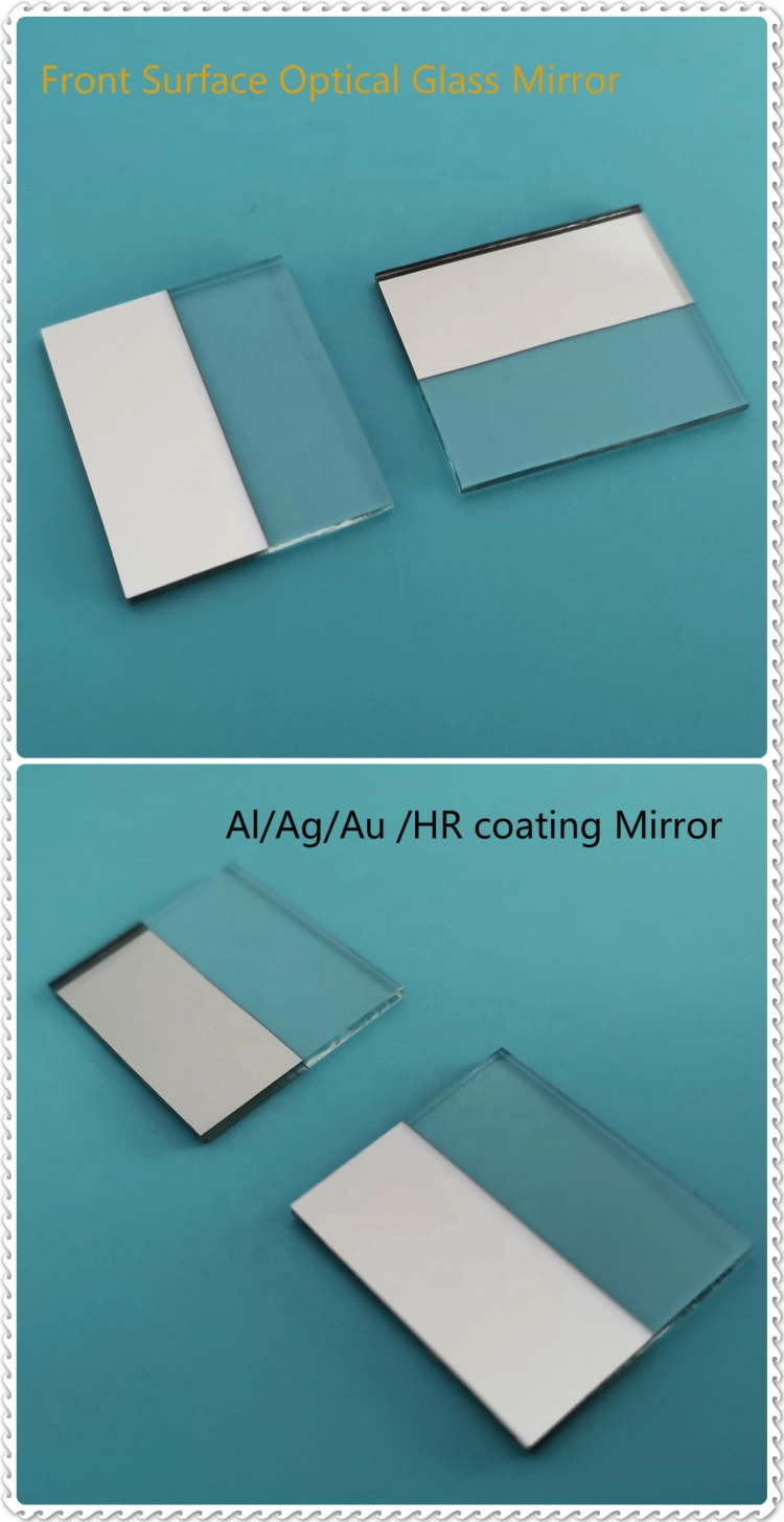 High Reflective Half Area Al/AG/Au /Hr Coating Front Surface Optical Glass Mirror