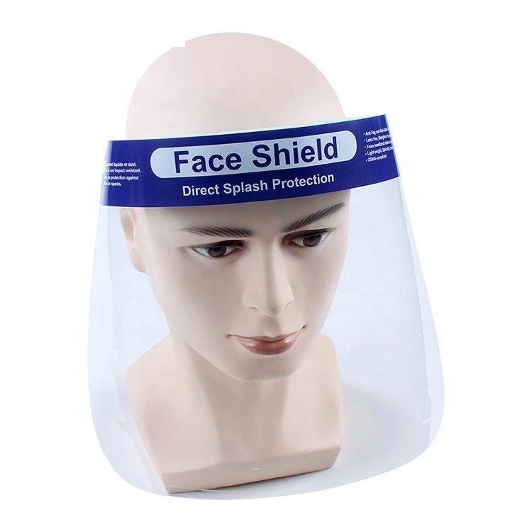  Ce, En 166 Clear Anti-Fog Pet Material Protective Face Eye Mouth Shield Prevention Face Shield