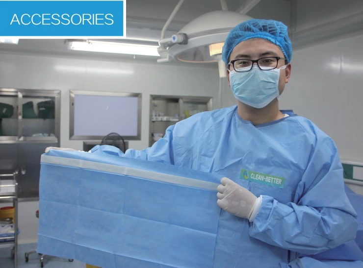 Ophthalmology Disposable Sterile Surgical Eye Drape Pack Set Nonwoven