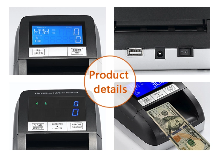 Best Quality with Nice Price Professional Multi Function Money Detector, Fake Money Detector, Counterfeit Money Tester