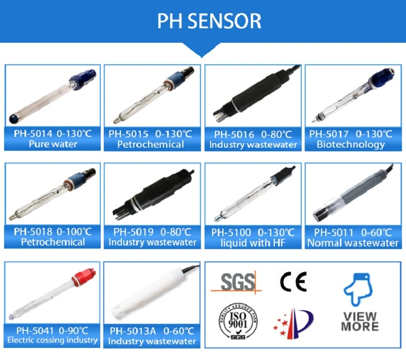 High Accuraci pH Meter Function of pH Meter Ec pH Tester in Line pH Meter