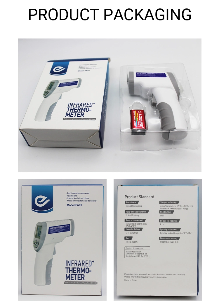 Professional Design Touchless Human IR Non-Contact Infrared Forehead Thermometer Non Contact Forehead