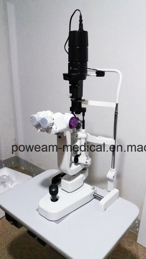 Ce Approved Hospital Ophthalmic Equipment Slit Lamp Microscope with Tonometer (WHY-J5E3)