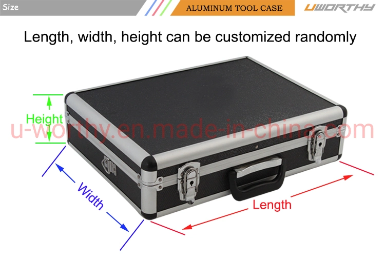Strong and Portable Aluminum Instrument Carrying Case with Custom Foam Insert Manufacturer