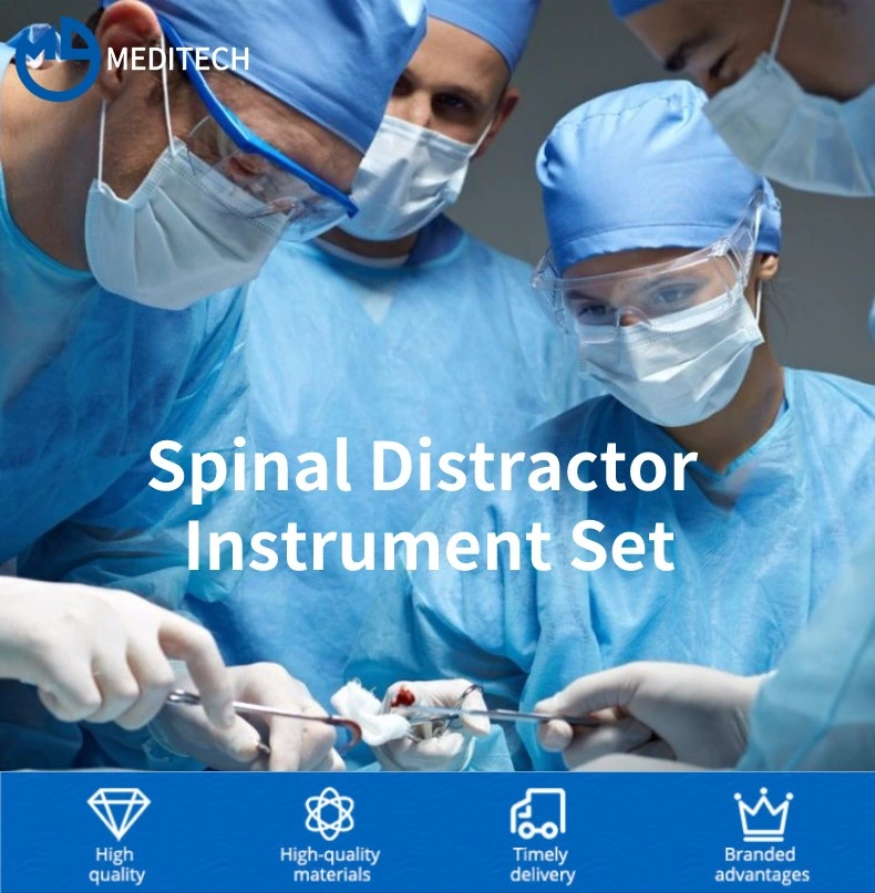 Factory Price Orthopedic Surgical Instruments Spinal Distractor Instrument Set for Spine Instrument