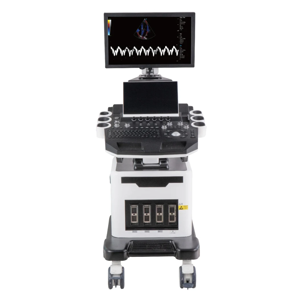 High Quality Mobile Portable 4D Trolley Color Doppler Ultrasound Scanner
