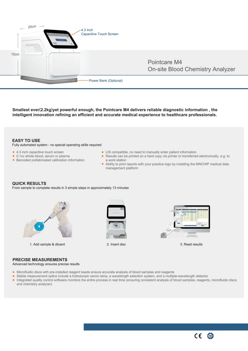 High Quality Blood Analyzer Machine Fully Automated Chemistry Analyzer Dry Chemistry Analyzer