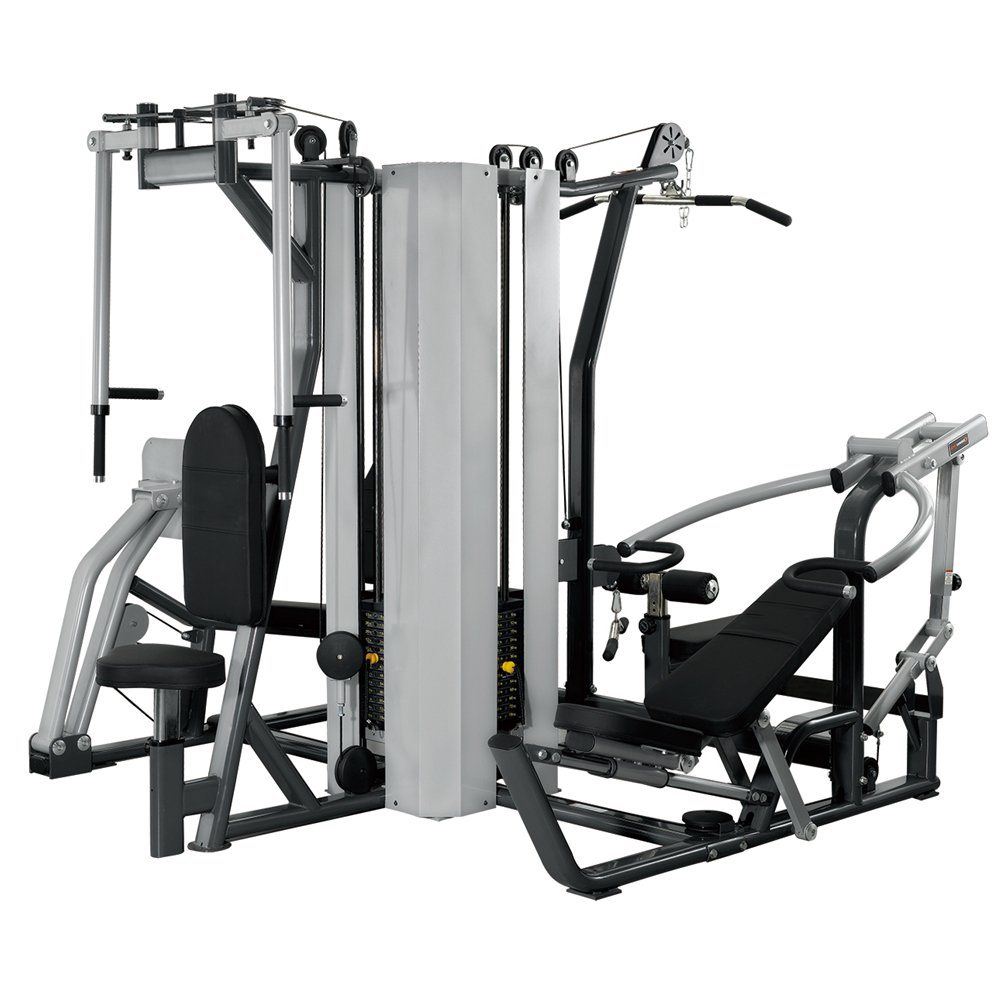 Home Luxury Four-Station Comprehensive Training Device Combination Trainer Multi-Function Strength Equipment Gym