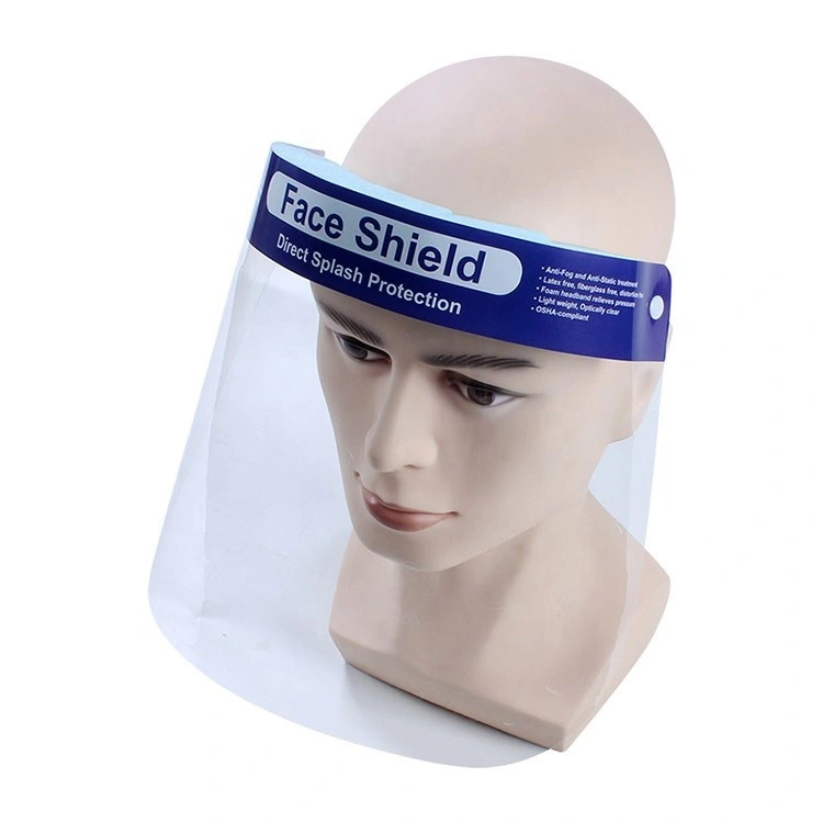  Ce, En 166 Clear Anti-Fog Pet Material Protective Face Eye Mouth Shield Prevention Face Shield