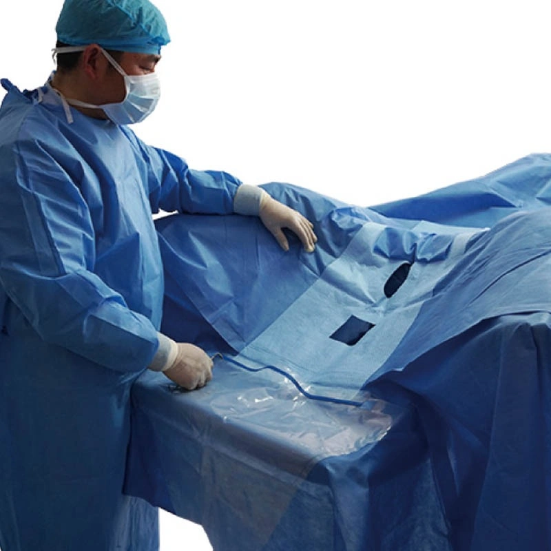 Sterile Surgical Angiography Drape Surgery Angiography Drape Sheet