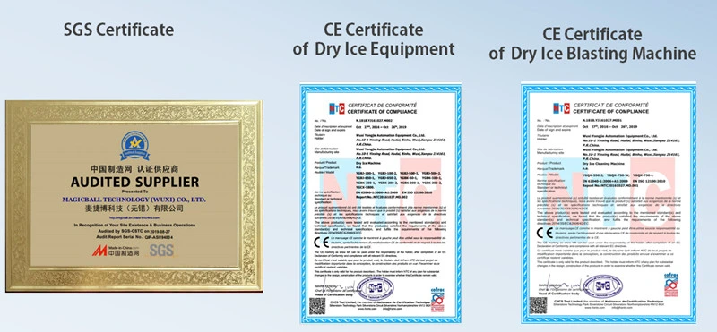 2019 Best Selling 3mm/4mm CO2 Equipment for Dry Ice Mold Cleaning Cryoclean Dry Ice Blasting