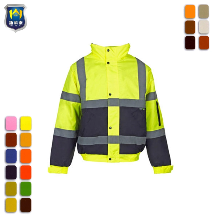 Oxford Fabric Hi-Vis Fluorescence Yellow Jackets