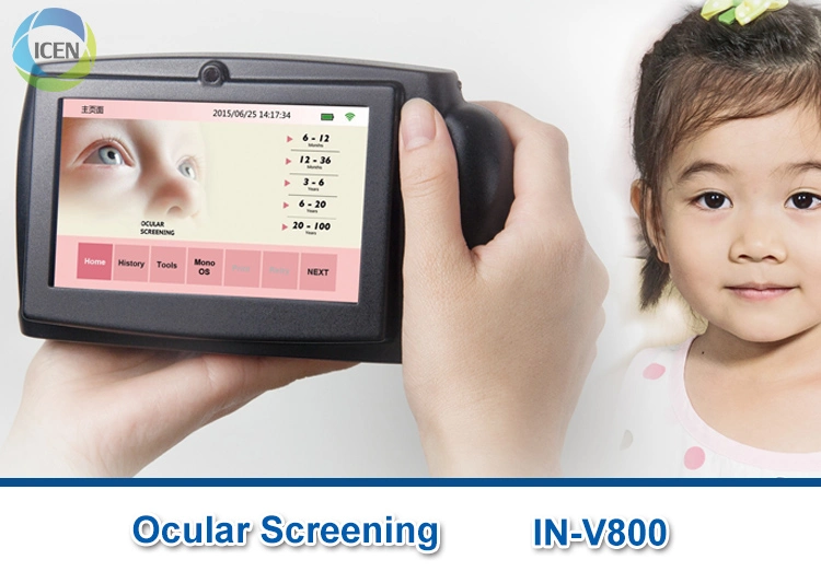 IN-V800 ophthalmic portable vision screener handheld auto refractometer