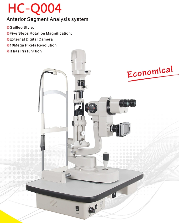 Hc-Q004 High Quality Slit Lamp Price Ophthalmic Digital Slit Lamp Microscope