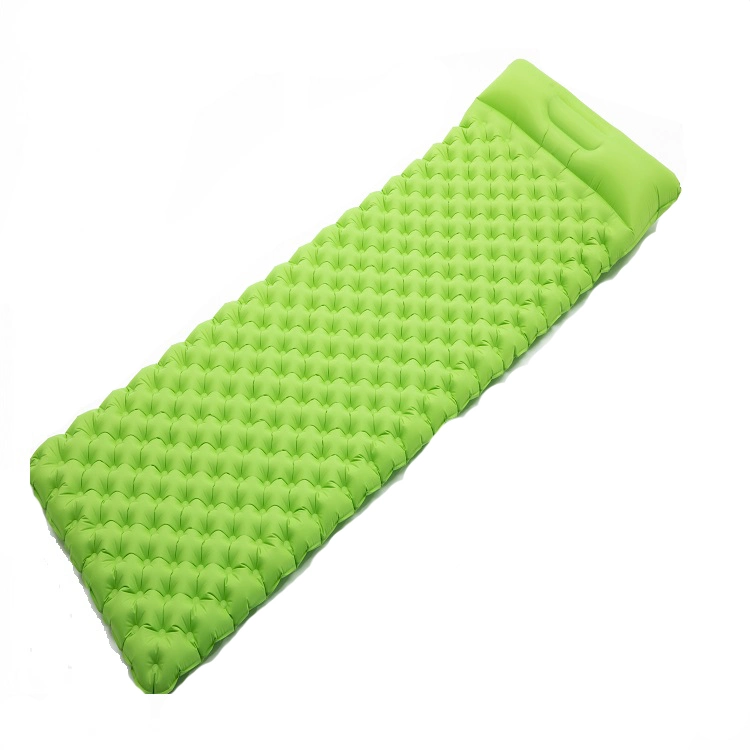 Outdoor Self-Inflated Folding Auto Air Inflatable Sleeping Pad Camping Bed Mattress