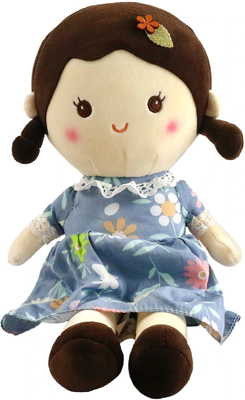Stuffed Doll for Girl Soft Plush Snuggle Play Toy Sleeping & Cuddle Buddy Gift for Kids