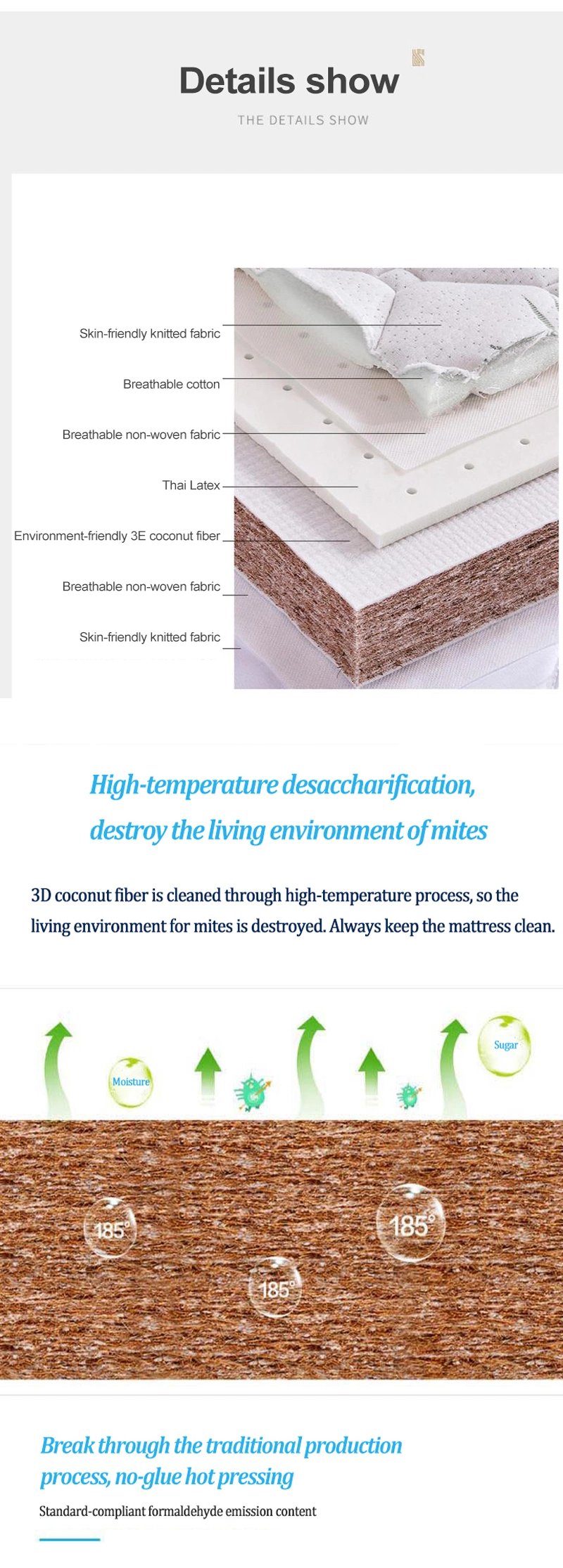 Home Foam Sleeping Tatami Foldable Detachable Washable 8cm Single Bed