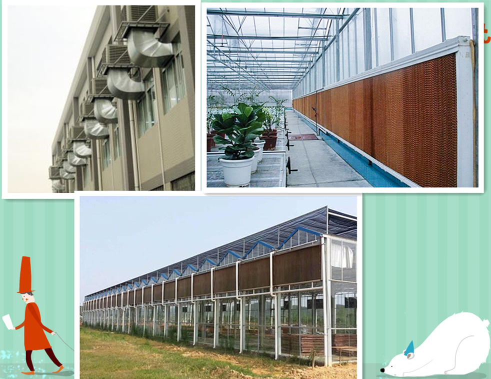 Industrial Air Cooler/Evaporative Air Cool Cooling Pad System/ Cell Air Cooling Pad