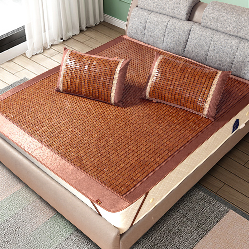 Chinese Bamboo Summer Sleeping Mat King Size Bed Sheet