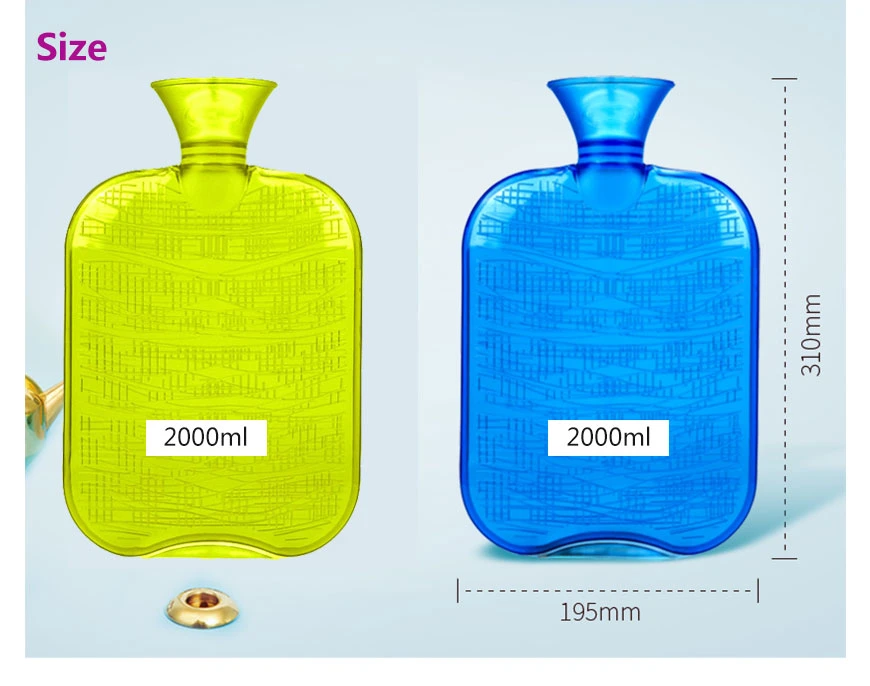 Various Color New Designed PVC Hot Water Bag Hot Water Bag for Daily Use