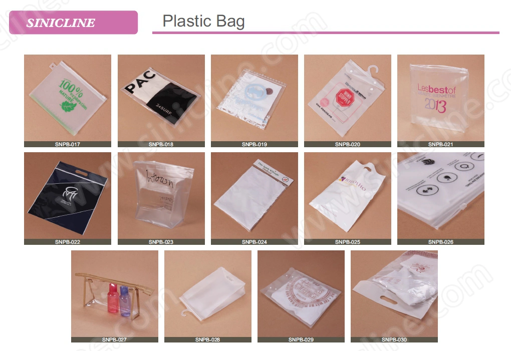 Sinicline Lovely Pink Matt Finish Printed Logo Clothing Paper Bag Packaging Bag
