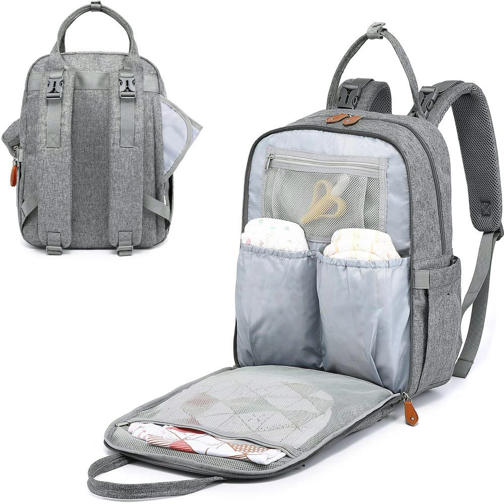 Waterproof Baby Tote Diaper Bag, Stylish Mummy Diaper Shoulder Bag