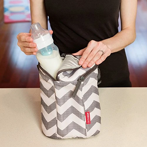 Skip Hop Insulated Double Bottle Bag Mummy Cooler Bag