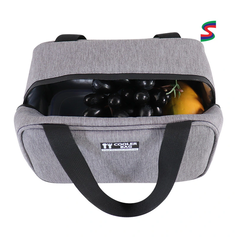Slim Portable Cooler Bag Premium Lunch Insulated Bag for Men Hiking Picnic Soft Cooling Bag