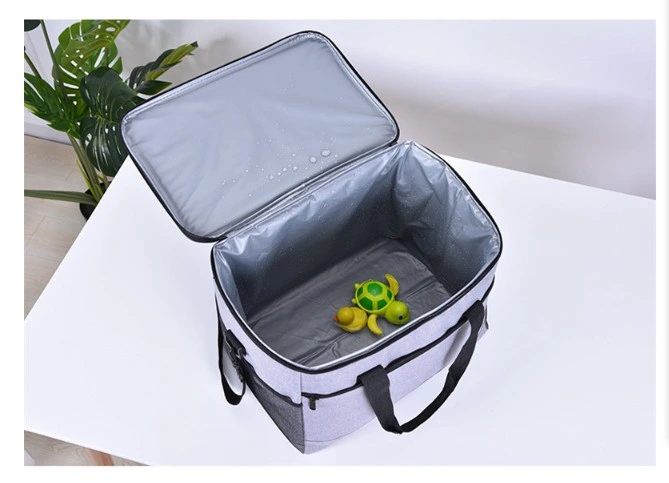 Reusable Ice Bag Kids Ladies Women Thermal Insulation Shopping Nylon Cooler Bag Food Delivery Ice Bag