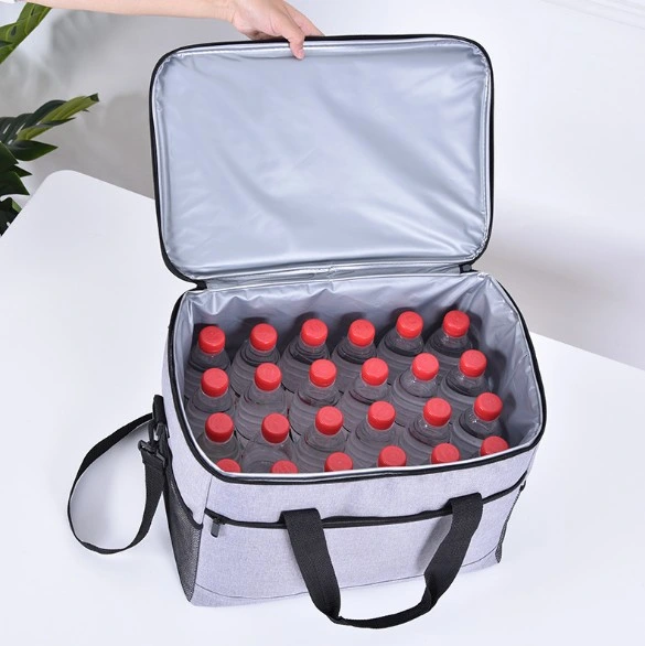 Reusable Ice Bag Kids Ladies Women Thermal Insulation Shopping Nylon Cooler Bag Food Delivery Ice Bag