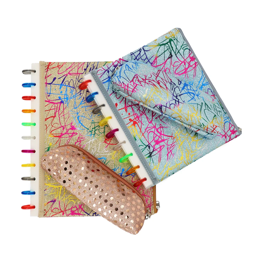Factory Ome Pink Fashion Zipper Pencil Bag for Girl Cosmetic Bag