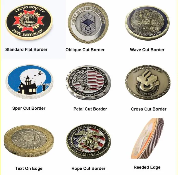 Custom 3D Antique Metal Old Coin Military Army Challenge Coin