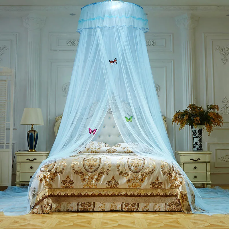 Mosquito Net Dreamy Solid Round Top Lightweight Home Summer Sleeping Net
