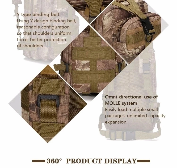 Top Quality Cheap Price Black Waterproof Tactical Military Assault Backpack Bags